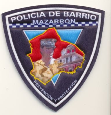 Emblema de brazo de Policia Local Mazarrn ( Policia de Barrio)
