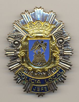 Placa Metálica de Policia de Aguilas (Murcia)