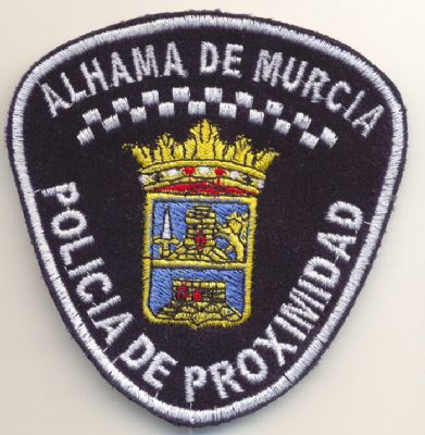 Emblema brazo Policia Local de Alhama de Murcia 