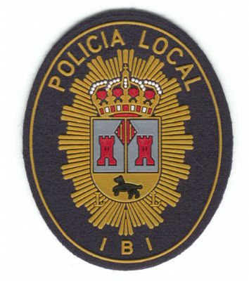 Emblema de pecho y brazo,  Polica Local de Ibi (Alicante)