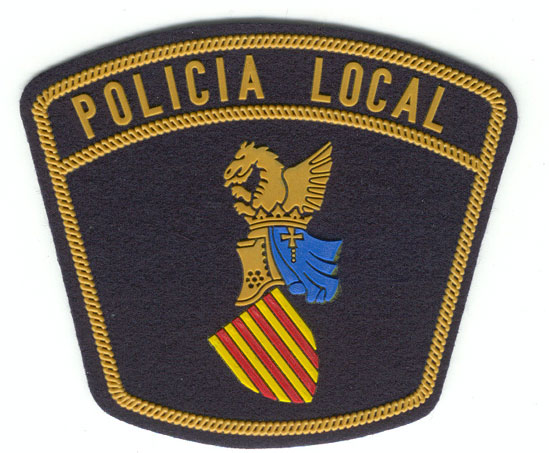 Emblema de pecho y brazo,  Polica Local de Ibi (Alicante)