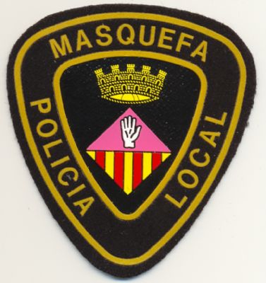 Emblema de brazo y pecho de Policia Local Masquef (Catalua)