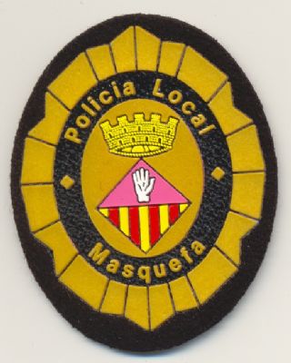 Emblema de brazo y pecho de Policia Local Masquefá (Cataluña)