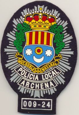 Emblema Pecho Policia Local Archena (Murcia)