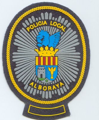 Emblema Pecho Policia Local Alboraya (Valencia)