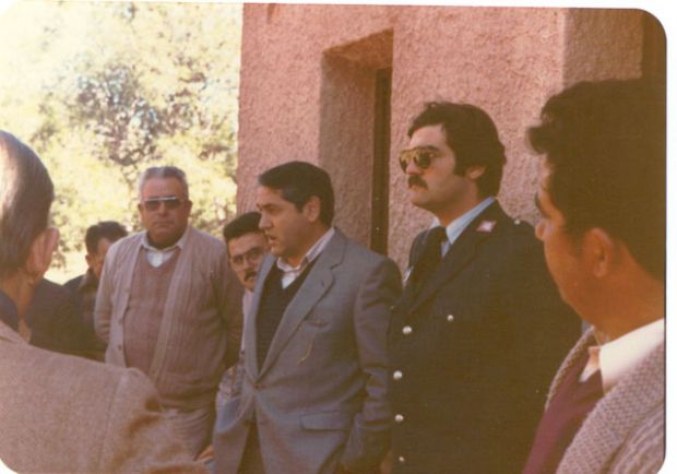 Compaero Pedro Canovas Arias y Alcalde Perez Ferez