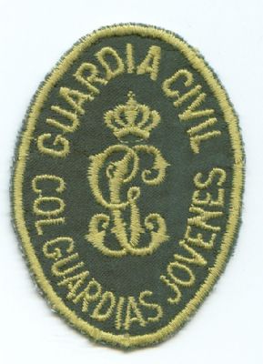 Emblema de Brazo del Colegio de Guardias Jovenes de la Guardia Civil