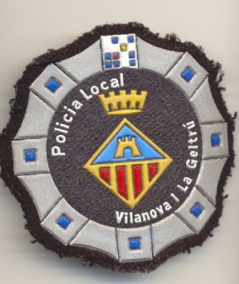 Emblema de pecho Policia Local Vilanova I la Geltr (Catalua)