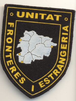 Emblema de Brazo de Policia del Principado de Andorra 