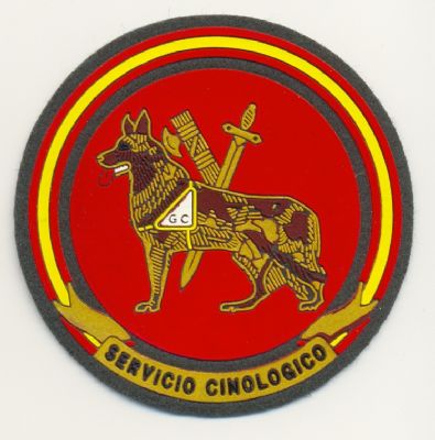 Emblema Guias Caninos K-9 Guardia Civil