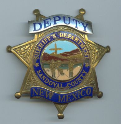 Placa Metalica de Sandoval (Nuevo Mexico) U.S.A.