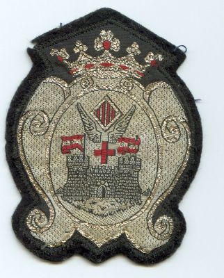 Emblema de Brazo de Policia Local de Alcoy (Alicante) modelo antiguo.