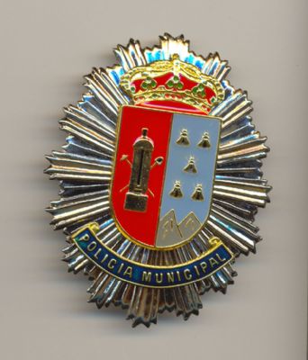 Placa Metalica de Pecho Policia Local 