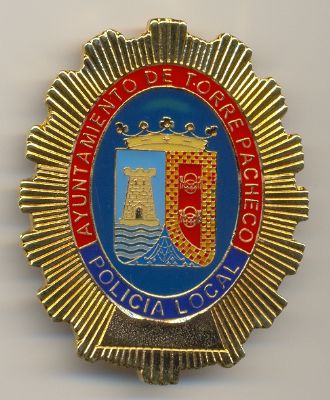 Placa Metalica de Pecho Policia Local Torre Pacheco (Murcia)