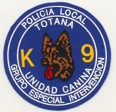 Emblema Guias Caninos K-9 Policia Local Totana