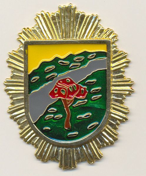 Placa Metalica Pecho Guarderia Rural. (Generica)