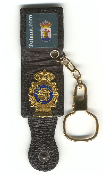 Placa-cartera del Cuerpo Nacional de Polica