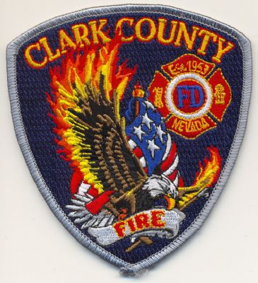 Emblema brazo Bomberos Condado Clark (Nevada)