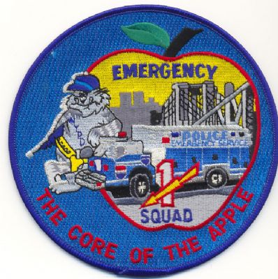 Emblema Brazo Emergencias N.Y. (U.S.A.) SQUAD 1