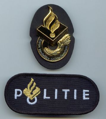 Emblema de pecho de Policia de Holanda