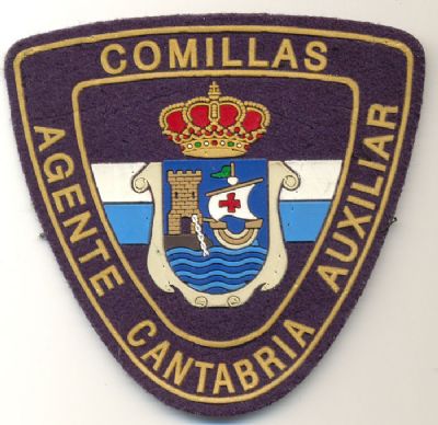 Emblema de  Brazo de Policia Local Comillas (Cantabria)