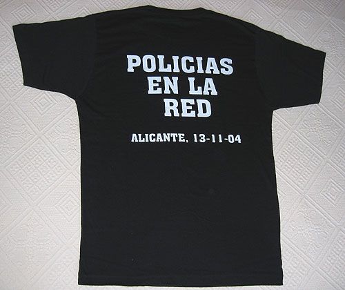 Camiseta POLICIAS EN LA RED