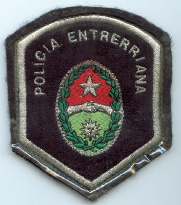 Emblema Brazo de  Policia de Entre Rios (Argentina)