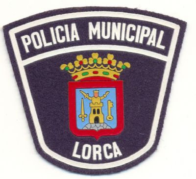 Antiguo Emblema de Brazo de Policia Local de Lorca (Murcia) 