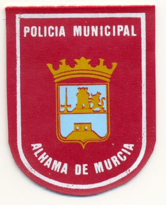 Antiguo Emblema de Brazo de Policia Local de Alhama de Murcia (Murcia) 