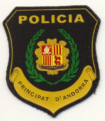 Emblema de Brazo de Policia del Principado de Andorra