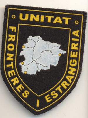 Emblema de Brazo de Policia del Principado de Andorra