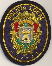 Emblema de Pecho Policia Local Petrel (Alicante)