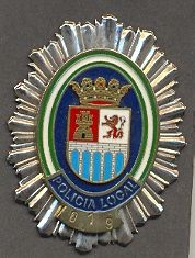 Placa Metlica de Pecho de Castro del Rio (Cordoba)