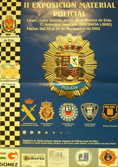 2 participacion exposicion material policial(Elda-Alicante)