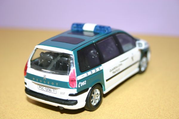 Miniatura Peugeot 807 Agrupacion de la Guardia Civil de Trfico