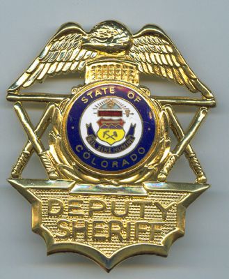 Placa Metalica de Sheriff  Colorado (U.S.A.)