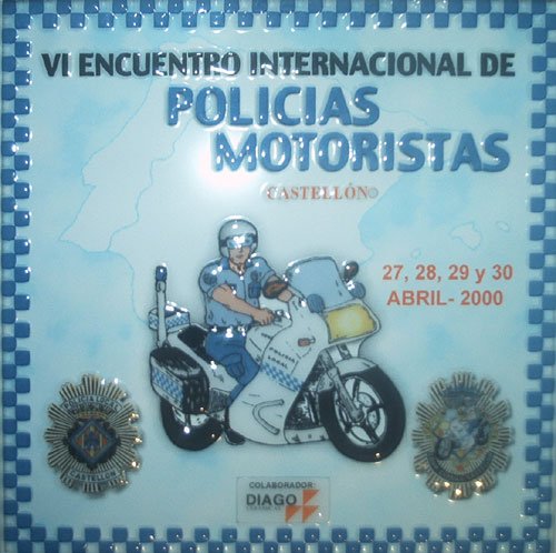 Concentracion policias motoristas 2000