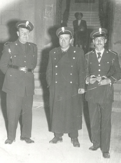 Policias Municipales<br>Cabrera, Manzanera y Francisco Javier Baena Marn