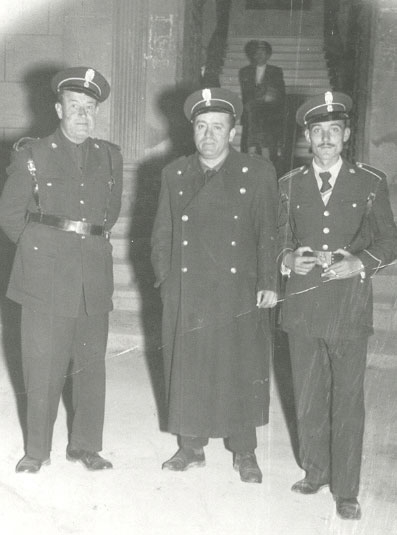Policias Municipales<br>Cabrera, Manzanera y Francisco Javier Baena Marín